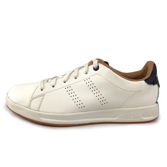 Kuru Roam White Leather Classic Court Sneakers 8.5 M - Picture 1 of 15